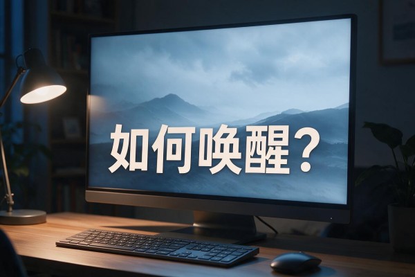 电脑进入休眠,如何唤醒屏幕?