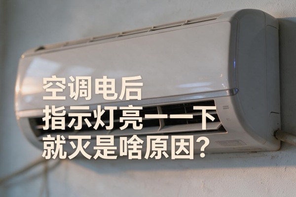 空调通电后指示灯亮一下就灭是啥原因?