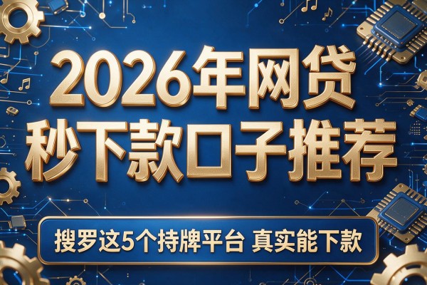 2026年网贷秒下款口子推荐,搜罗这5个持牌平台真实能下款