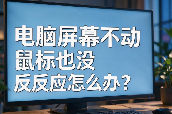 电脑屏幕不动鼠标也没反应怎么办？