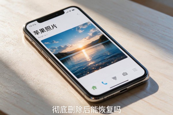 苹果手机照片彻底删除后能恢复吗