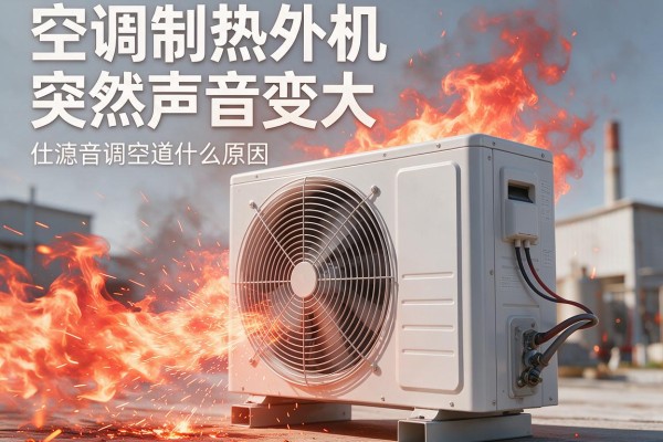 空调制热外机突然声音变大什么原因