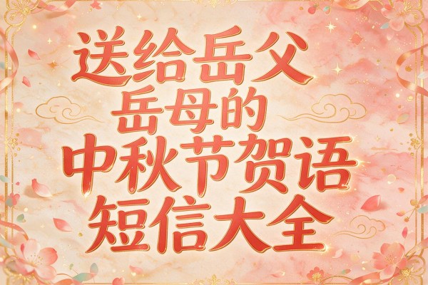 送给岳父岳母的中秋节贺语短信大全
