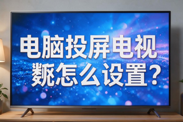 电脑投屏电视怎么设置？