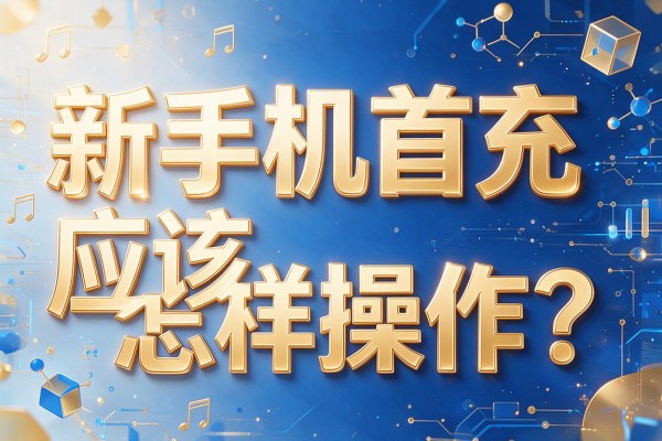 新手机首充应该怎样操作？