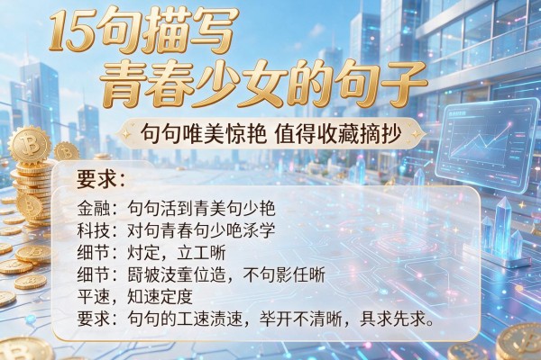 15句描写青春少女的句子 句句唯美惊艳 值得收藏摘抄