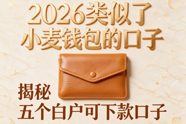 2026类似于小麦钱包的口子,揭秘五个白户可下款口子