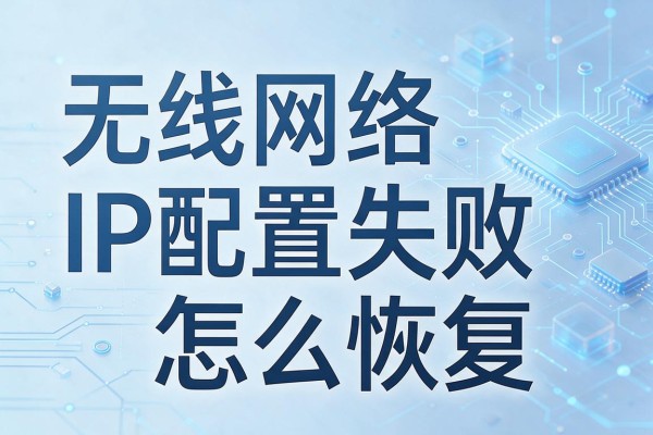 无线网络IP配置失败怎么恢复
