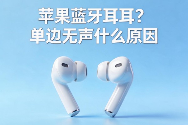 苹果蓝牙耳机单边无声什么原因