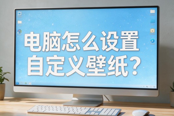 电脑怎么设置自定义壁纸?