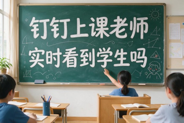 钉钉上课老师能实时看到学生吗