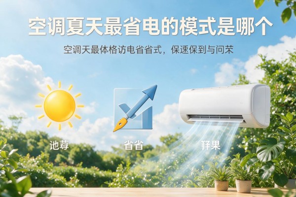 空调夏天最省电的模式是哪个