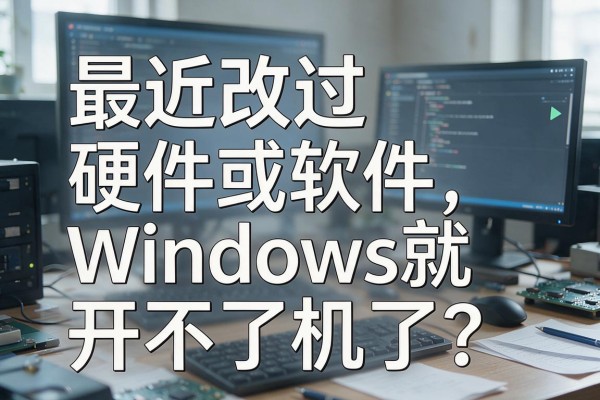 最近改过硬件或软件,Windows就开不了机了?