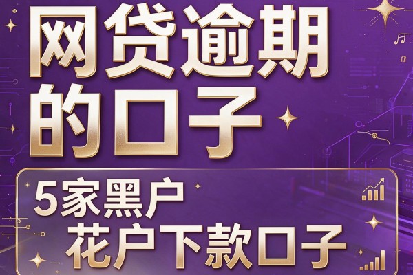 网贷逾期的口子，筛选5家黑户 花户下款口子