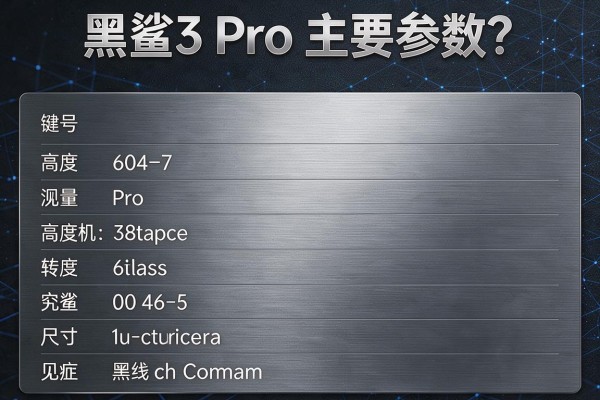 黑鲨3 Pro主要参数包括哪些?