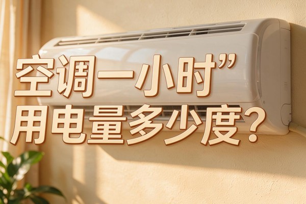 空调一小时用电量多少度?