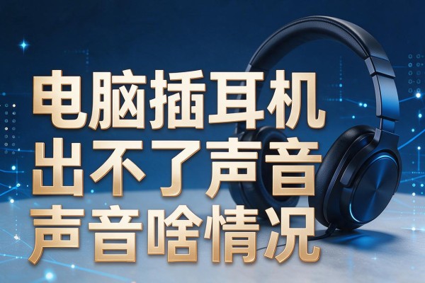 电脑插耳机出不了声音啥情况