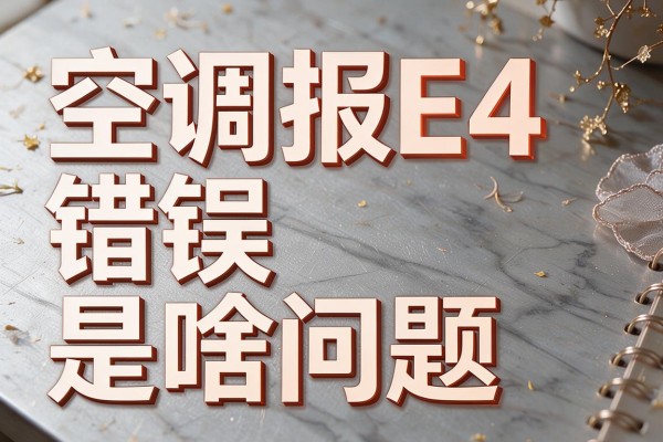 空调报E4错误是啥问题