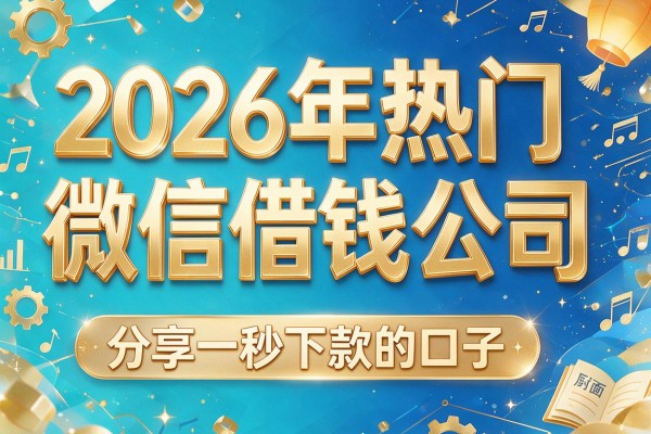 2026年热门衡阳微信借钱公司,分享一些秒下款的口子