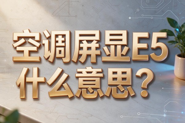 空调屏显E5什么意思?