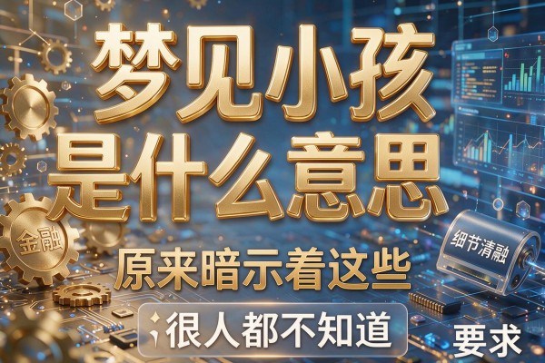 梦见小孩是什么意思,原来暗示着这些,很多人都不知道