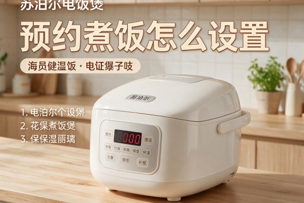 苏泊尔电饭煲预约煮饭怎么设置？