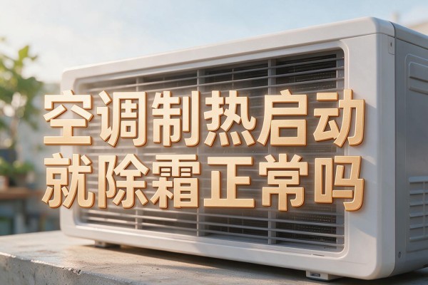 空调制热启动就除霜正常吗