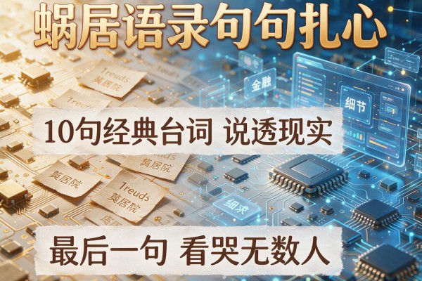蜗居语录句句扎心 10句经典台词说透现实 最后一句看哭无数人