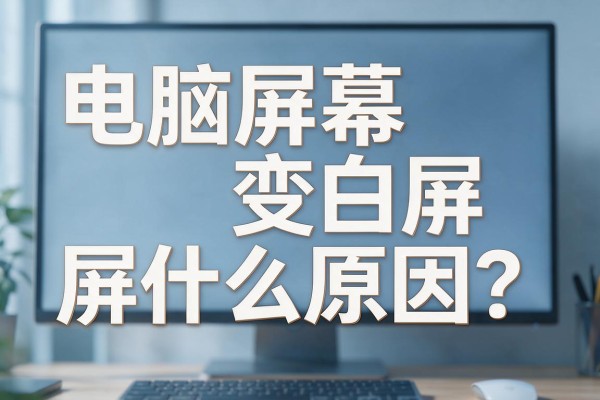 电脑屏幕变白屏什么原因?