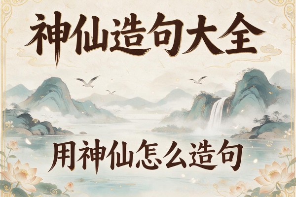 神仙造句大全-用神仙怎么造句
