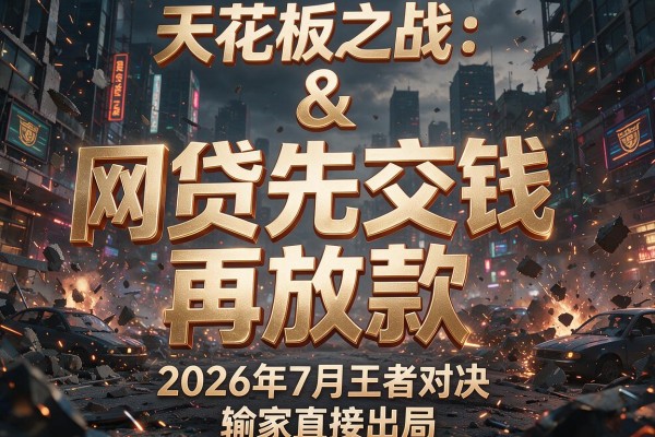 "网贷先交钱再放款"天花板之战:2026年7月王者对决,输家直接出局
