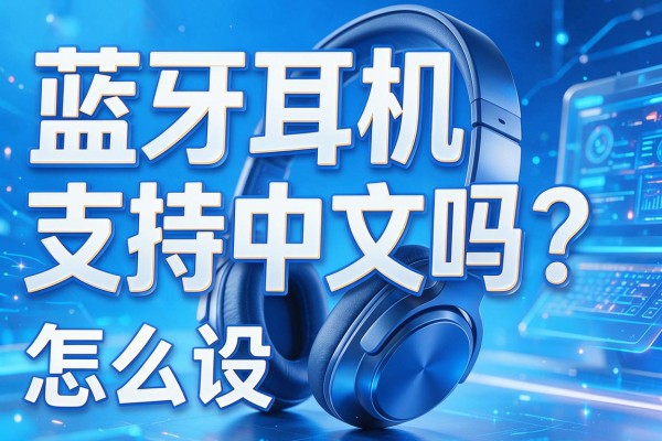 蓝牙耳机支持中文吗?怎么设?