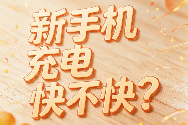 新手机充电快不快？