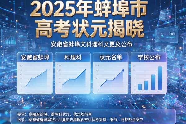 2025年蚌埠市高考状元揭晓,安徽省蚌埠文科理科状元名单及学校公布