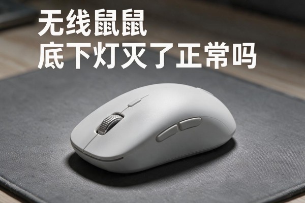 无线鼠标底下灯灭了正常吗