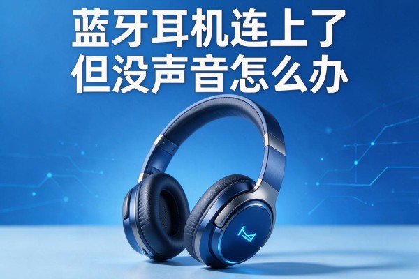 蓝牙耳机连上了但没声音怎么办