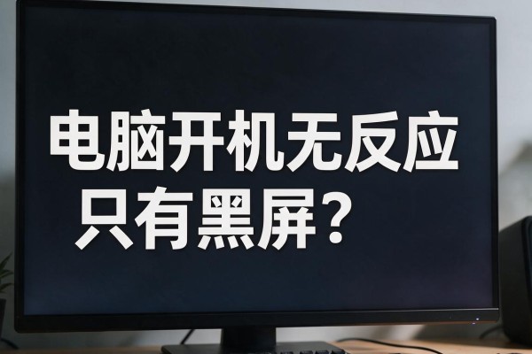 电脑开机无反应只有黑屏?