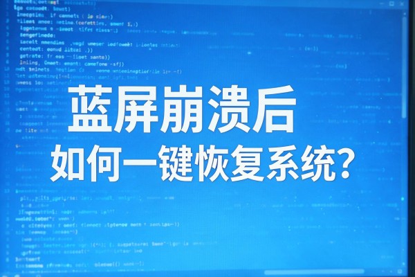 蓝屏崩溃后如何一键恢复系统？