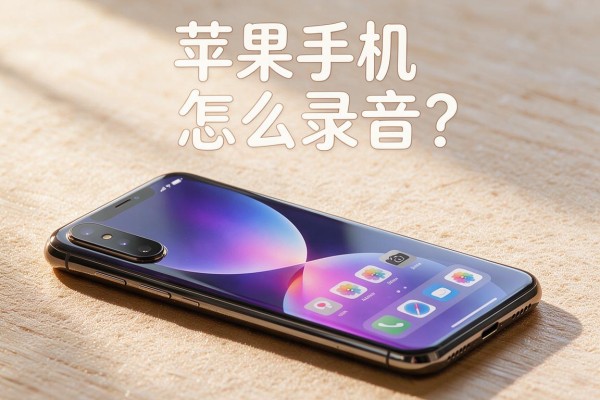 苹果手机怎么录音？