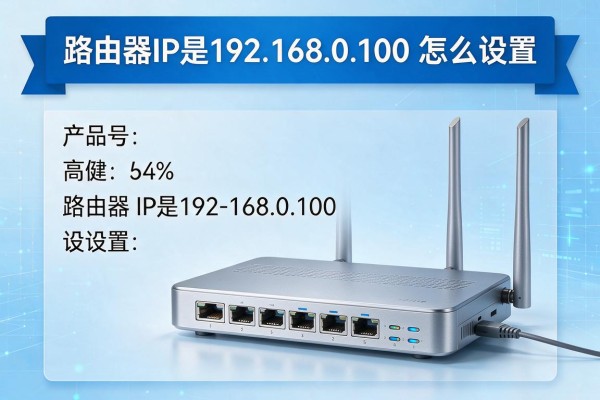 路由器IP是192.168.0.100怎么设置