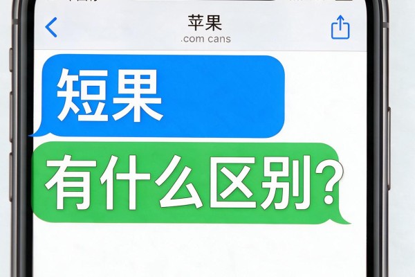苹果手机短信蓝色和绿色有什么区别?