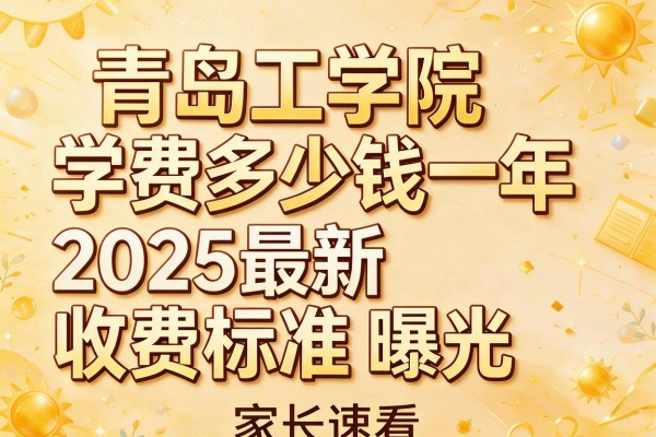 青岛工学院学费多少钱一年2025最新收费标准曝光家长速看