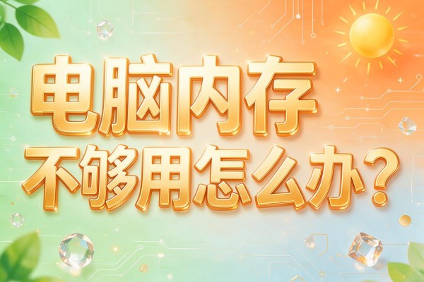 电脑内存不够用怎么办?