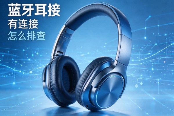 蓝牙耳机有连接无声音怎么排查