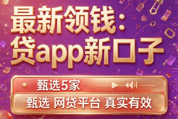 最新领钱贷app新口子,甄选5家网贷平台真实有效