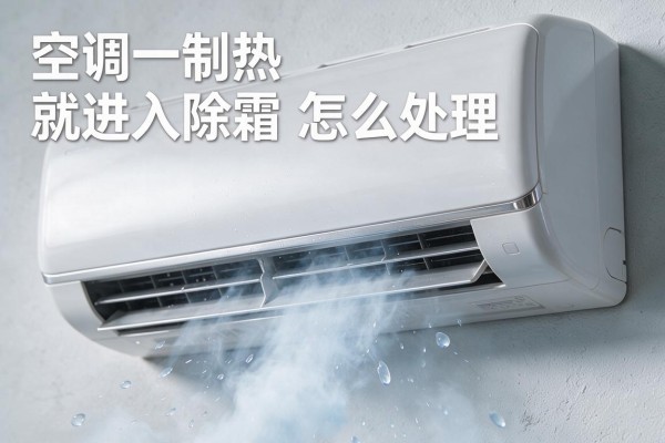空调一制热就进入除霜怎么处理