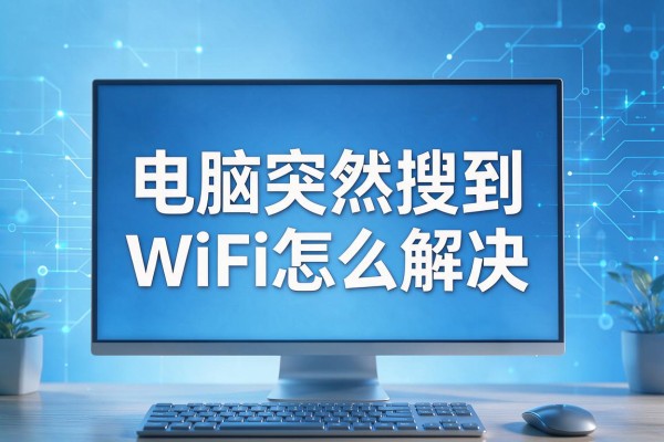 电脑突然搜不到WiFi怎么解决