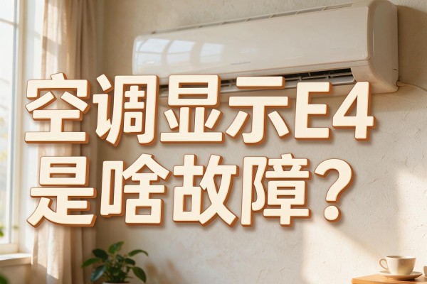 空调显示E4是啥故障？