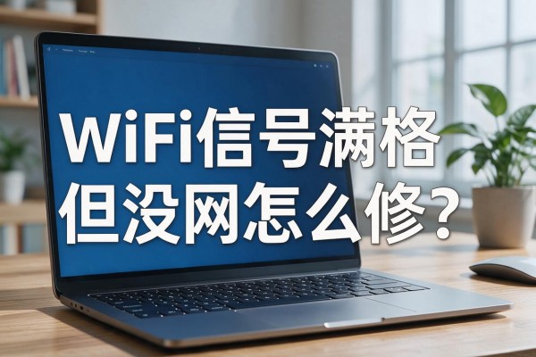 笔记本WiFi信号满格但没网怎么修?