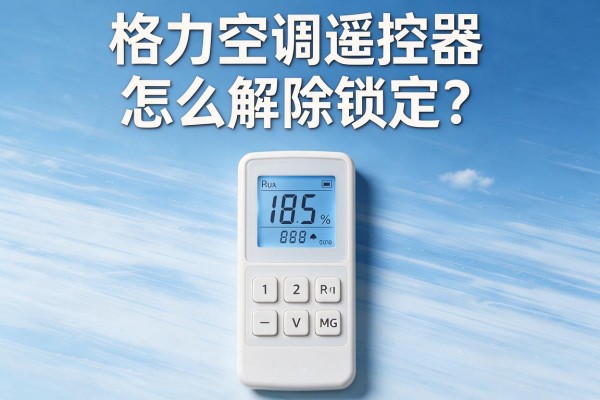 格力空调遥控器怎么解除锁定?